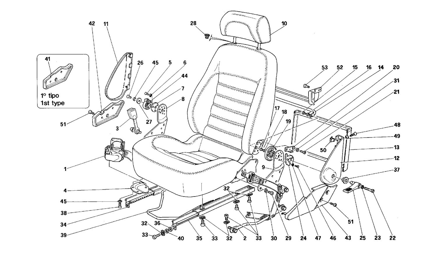 Seats and safety belts -Valid for USA-