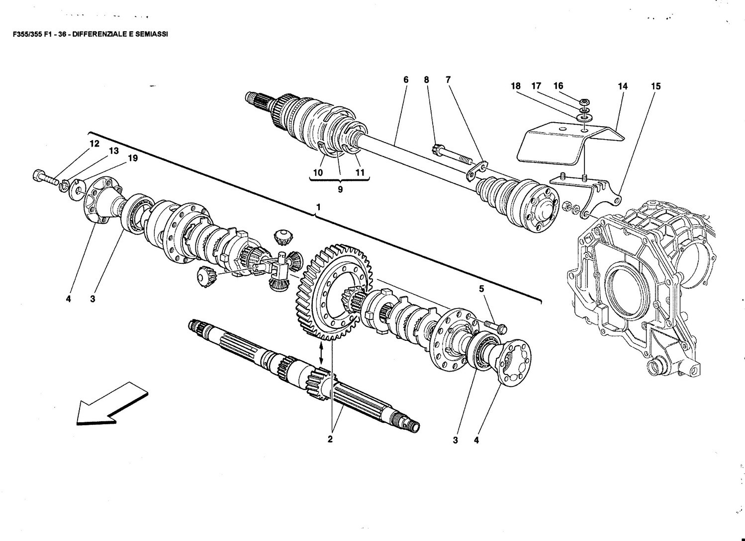DIFFERENTIAL ANO AXLE SHAFTS