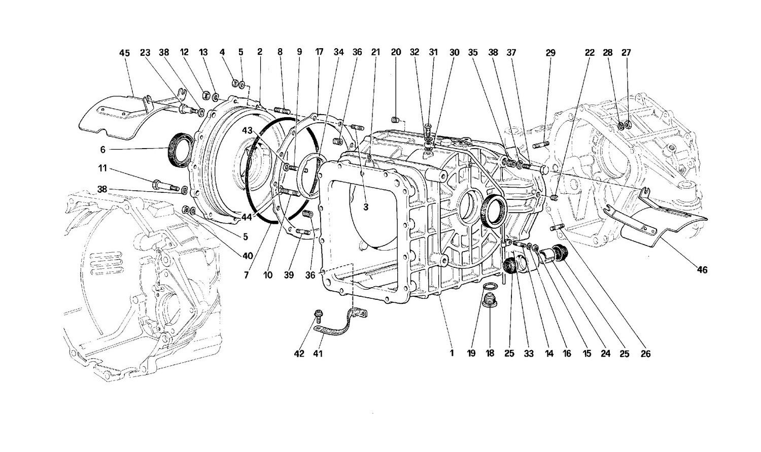 Differential gearbox