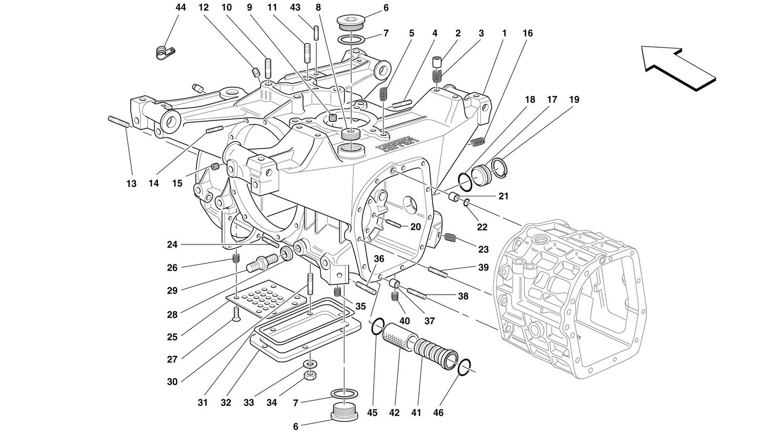 GEARBOXES/DIFFERENTIAL HOUSING