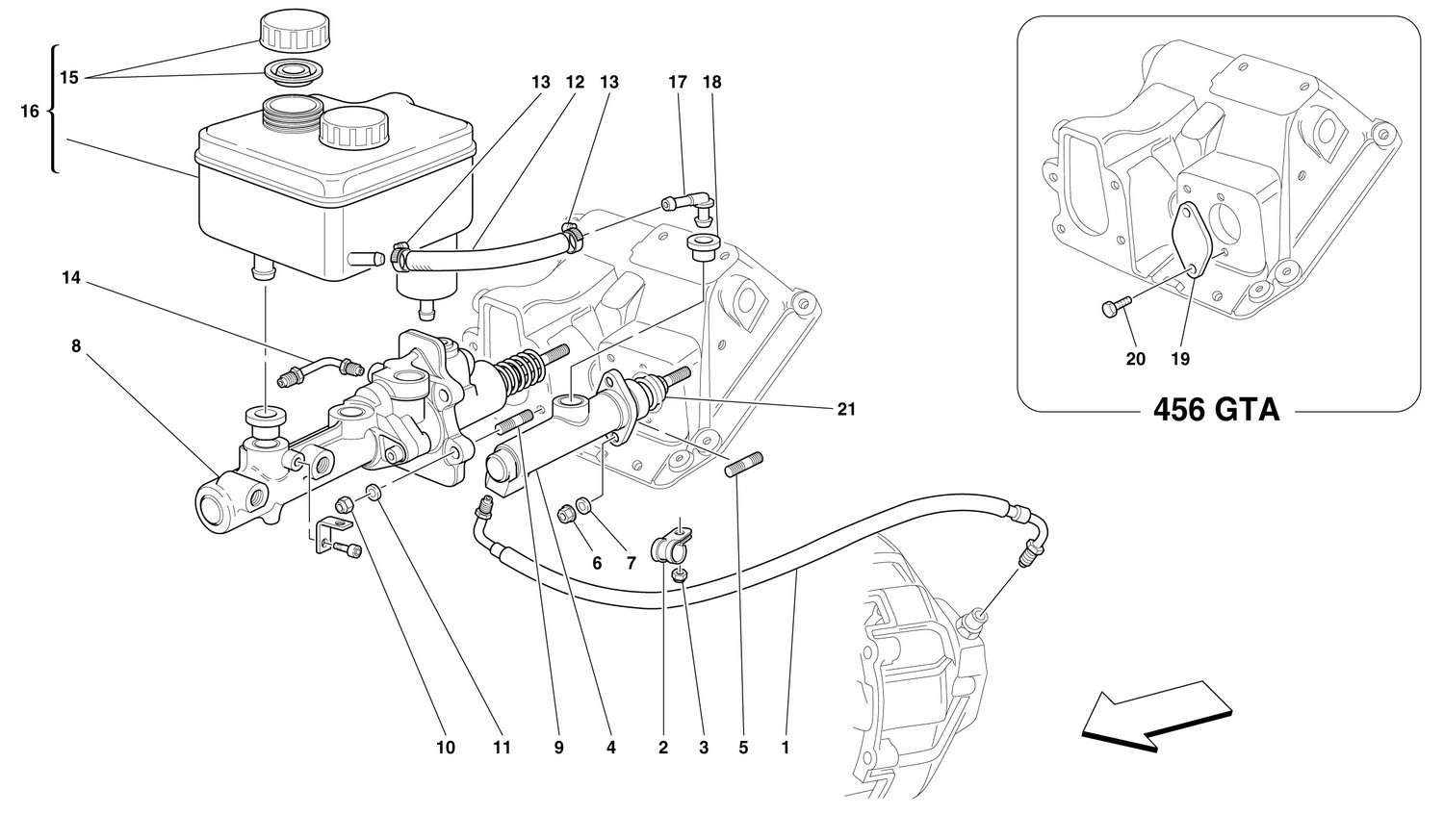 BRAKE AND CLUTCH HYDRAULIC SYSTEM -Valid for GD-